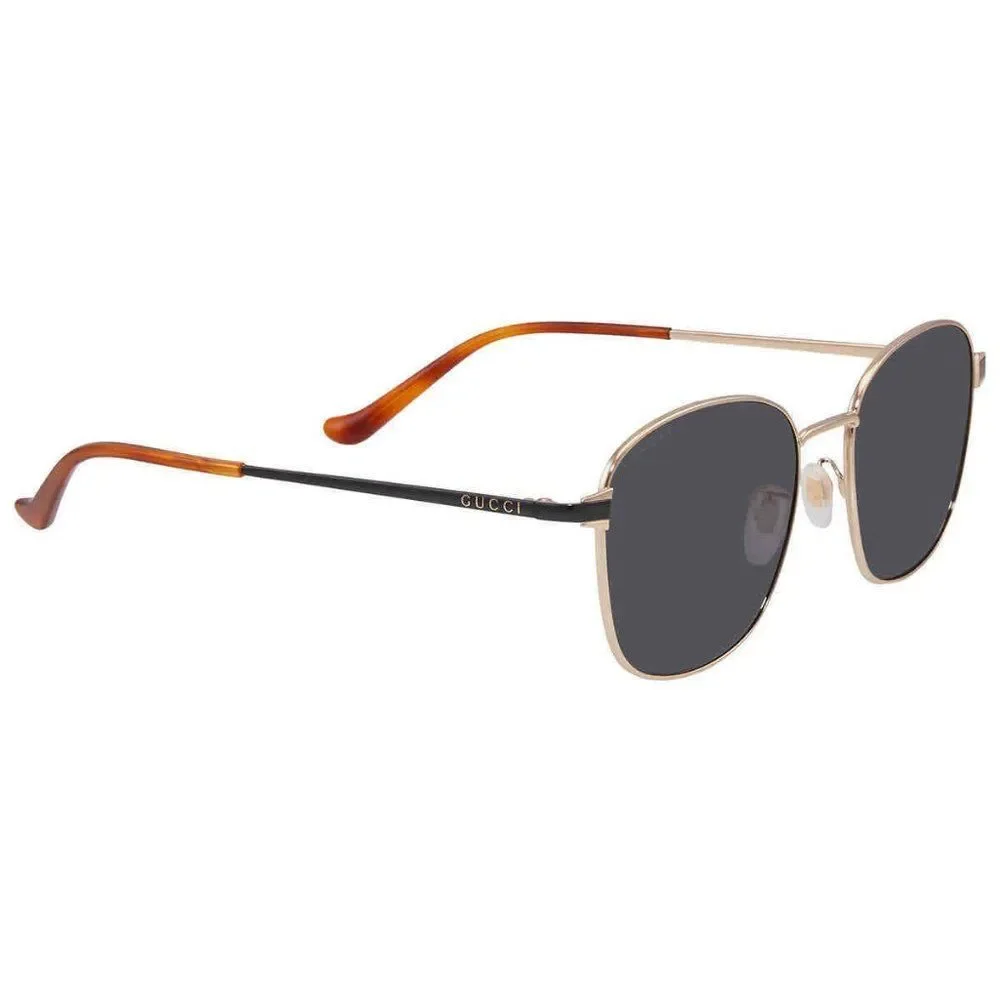 NEW Gucci Grey and Gold Square Men's Sunglasses